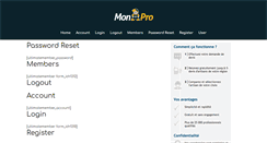 Desktop Screenshot of monpro24.fr